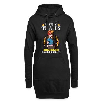 Soudeur drôle drôle sweat cadeau - Sweat-shirt à capuche long Femme - noir - Devant