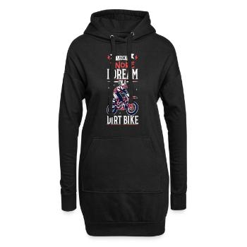 Dirt Bike Dirt Bike Riding Motocross Dirt Biking - Sweat-shirt à capuche long Femme - noir - Devant