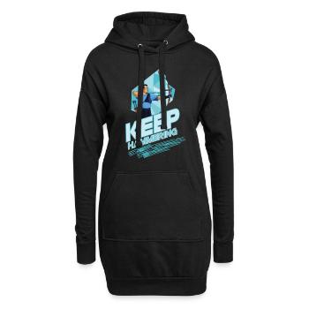 Tir à l’arc Arc et flèches Tir sur cible - Sweat-shirt à capuche long Femme - noir - Devant