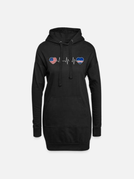 Cape Verde - Hoodie Dress - black