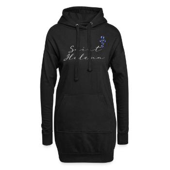 Sainte-Hélène - Sweat-shirt à capuche long Femme - noir - Devant