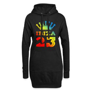 Ibiza 23 Trikot 2023 - Hoodie-Kleid - Schwarz - Vorne
