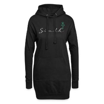 Sindh - Hoodie-Kleid - Schwarz - Vorne