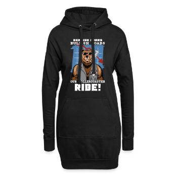 Börsenhändler Forex Trader Investor Trading - Hoodie-Kleid - Schwarz - Vorne