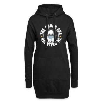 Bodybuilding Powerlifting Gewichtheben Fitness - Hoodie-Kleid - Schwarz - Vorne