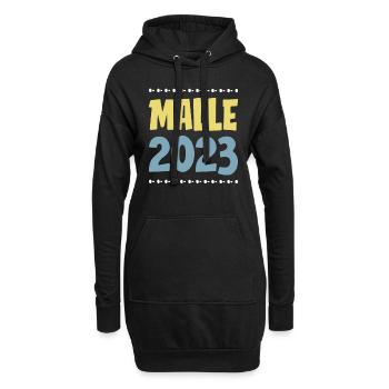 Malle 2023 - Sweat-shirt à capuche long Femme - noir - Devant
