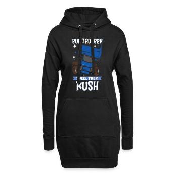 Sprint Car Mom Dirt Track Racing Renntag - Hoodie-Kleid - Schwarz - Vorne