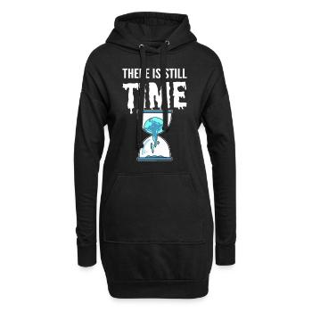 Earth Day Erde Tag Umweltschützer - Hoodie-Kleid - Schwarz - Vorne