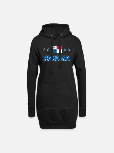 Panama - Hoodie-Kleid - Schwarz