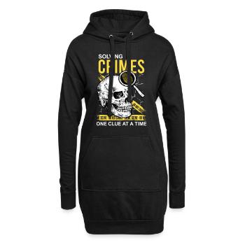 Pathologe, Forensik-experte, Tatortanalytiker - Hoodie-Kleid - Schwarz - Vorne