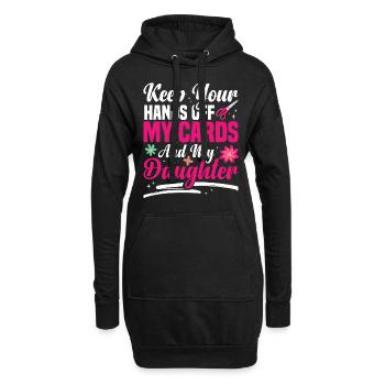 Cardmaker Scrapbooking Kits de fabrication de cartes pour - Sweat-shirt à capuche long Femme - noir - Devant