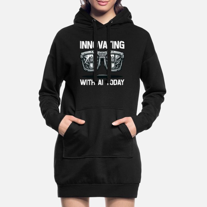 Artificial intelligence, machine learning, data Hoodie Dress