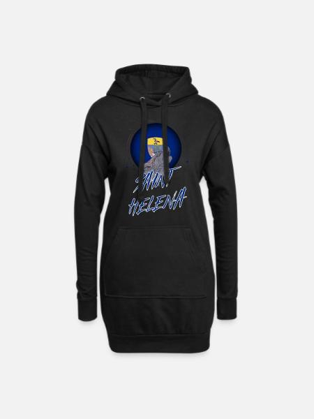 Saint Helena - Hoodie Dress - black