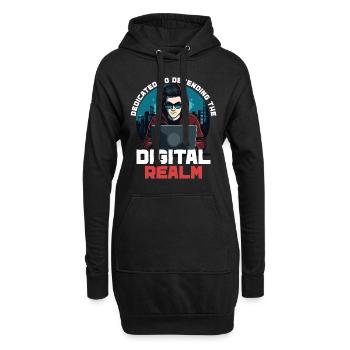 Analyste en piratage éthique Cybersécurité éthique - Sweat-shirt à capuche long Femme - noir - Devant