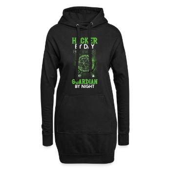 Analyste en piratage éthique Cybersécurité éthique - Sweat-shirt à capuche long Femme - noir - Devant