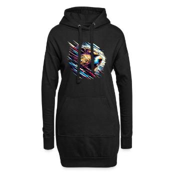 Amateurs du jour de la marmotte 2024, 2 février - Sweat-shirt à capuche long Femme - noir - Devant