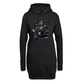 Enquêteur paranormal Fantôme Halloween Evp Haunte - Sweat-shirt à capuche long Femme - noir - Devant