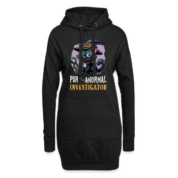 Paranormal Investigator Ghost Halloween Evp Haunte - Hoodie Dress - black - Front