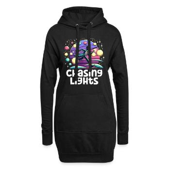 Enquêteur paranormal Fantôme Halloween Evp Haunte - Sweat-shirt à capuche long Femme - noir - Devant