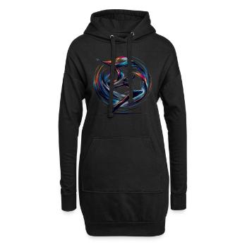 Winter Guard Instructor Colorguard Captain Gift - Hoodie-Kleid - Schwarz - Vorne