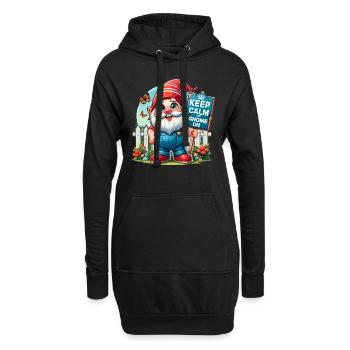 Gartenzwerge Gnome Lover Funny Gnome Gardening - Hoodie-Kleid - Schwarz - Vorne