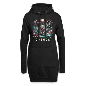 Astrophotographie Astronomie Caméra spatiale - Sweat-shirt à capuche long Femme - noir - Devant
