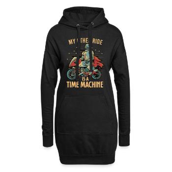 Chevalier Chevalier Armure Renaissance Médiévale - Sweat-shirt à capuche long Femme - noir - Devant
