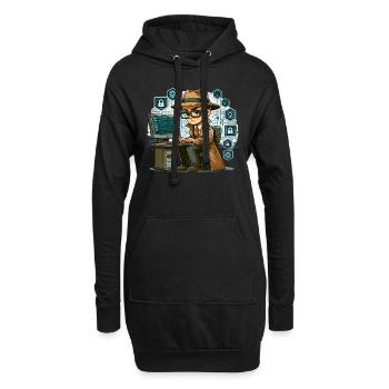 Analyste en piratage éthique Cybersécurité éthique - Sweat-shirt à capuche long Femme - noir - Devant