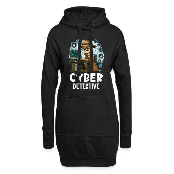 Analyste en piratage éthique Cybersécurité éthique - Sweat-shirt à capuche long Femme - noir - Devant