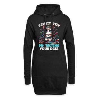 Analyste en piratage éthique Cybersécurité éthique - Sweat-shirt à capuche long Femme - noir - Devant