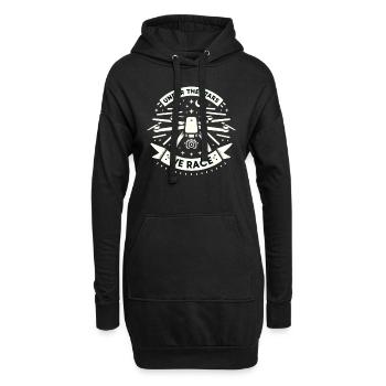 Drohne Pilot Opa Geschenkidee Alter Mann Mit - Hoodie-Kleid - Schwarz - Vorne
