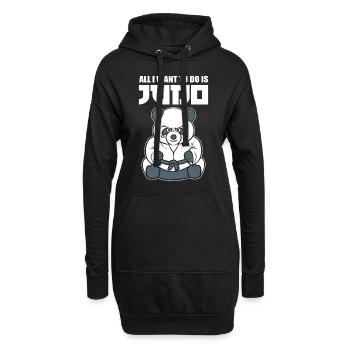 All I Want To Do Is Judo Judoka - Hoodie-Kleid - Schwarz - Vorne