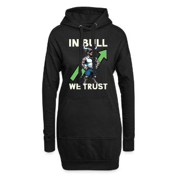 Börsenhändler, Forex-händler, Anlegerhandel - Hoodie-Kleid - Schwarz - Vorne