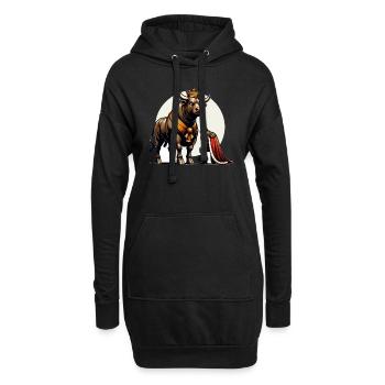 Rodeo Bull Riding Livestock Show Farmer Cattle - Hoodie-Kleid - Schwarz - Vorne
