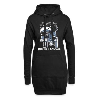 Edgar Allan Poe Fan, Klassische Literatur, - Hoodie-Kleid - Schwarz - Vorne