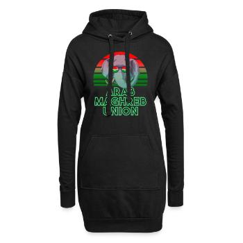 Union des Arabischen Maghreb - Hoodie-Kleid - Schwarz - Vorne