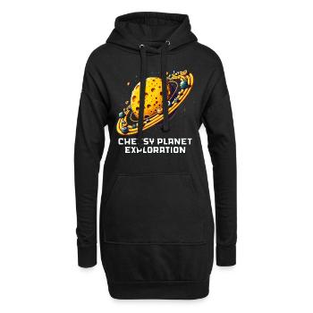 Alien Extraterrestrial Area 51 Ufo Space Geek - Hoodie-Kleid - Schwarz - Vorne