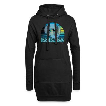 Bahamas - Hoodie-Kleid - Schwarz - Vorne