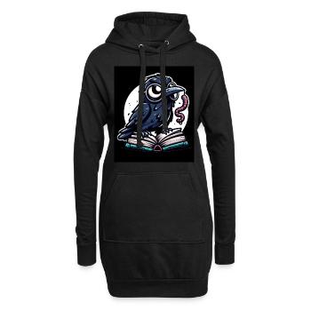 Edgar Allan Poe Fan, Klassische Literatur, - Hoodie-Kleid - Schwarz - Vorne