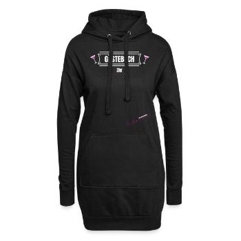 Geburtstag 30er Unterschreiben Gästebuch Frau 30ig - Hoodie-Kleid - Schwarz - Vorne