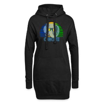 Ogoni - Hoodie-Kleid - Schwarz - Vorne