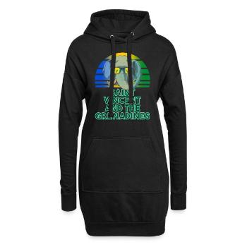 St. Vincent und die Grenadinen - Hoodie-Kleid - Schwarz - Vorne