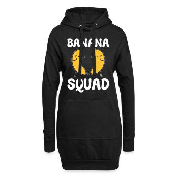 Banana Squad Bananen -Reifungsspezialist - Hoodie-Kleid - Schwarz - Vorne