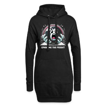 Drôle de bowling équipe bowler grève bowling club - Sweat-shirt à capuche long Femme - noir - Devant