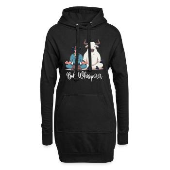 Rodeo Bull Riding Livestock Show Farmer Cattle - Hoodie-Kleid - Schwarz - Vorne
