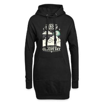 Aurora Aurora Tracker Alaska Wilderness - Sweat-shirt à capuche long Femme - noir - Devant