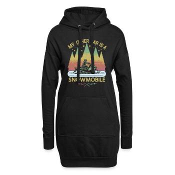Aurora Aurora Tracker Alaska Wilderness - Sweat-shirt à capuche long Femme - noir - Devant