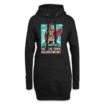 Jules César Histoire romaine Empire romain - Sweat-shirt à capuche long Femme - noir - Devant