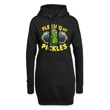Pickle Lover Funny Pickle Dill Pickle Pickled - Hoodie Dress - black - Front
