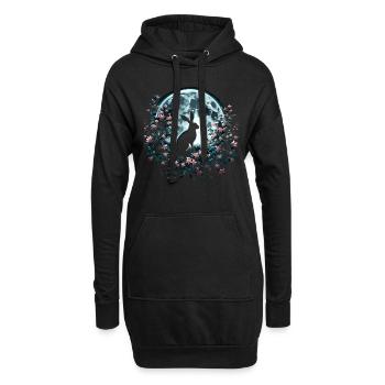 Ostara Eostre Equinox Witch Pagan Goddess Rituals - Hoodie-Kleid - Schwarz - Vorne